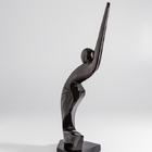 Escultura Abstrata Mulher Em Xisto