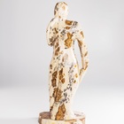 Escultura Abstrata Pensamento Em Rocha Granito