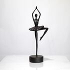 Escultura Bailarina Mãos Para Cima Black
