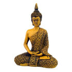 Escultura Buda Hindu Amarelo