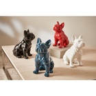 Escultura Cachorro Em Poliresina 15864 Branco Mart