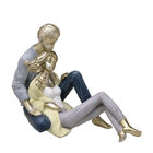 Escultura Casal Sentado 15cm Urbano Espressione