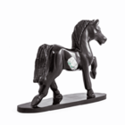 Escultura Cavalo Lapidado Em Xisto De Esmeralda