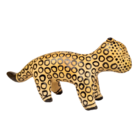 Escultura Cerâmica Etnia Indígena Karajá - Onça 2