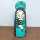 Escultura Cerâmica Nossa Sra Delly Figueiredo 28cm - Mod. 3