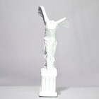 Escultura Corpo Asas Resina Branco