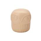 Escultura Coruja Cerâmica Bege 14031 Mart