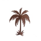 Escultura De Mesa Palmeira - Marrom