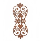 Escultura De Parede Arabesco Galhos - Marrom