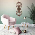 Escultura De Parede Arabesco Galhos - Marrom