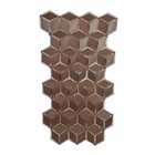 Escultura De Parede Cubo Cheio - Preto