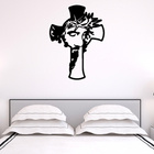 Escultura De Parede Decoração Religião Jesus 50x36cm