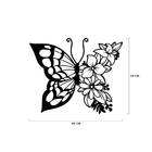 Escultura De Parede Decorativo Animal Borboleta 50x40cm
