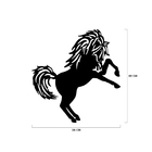 Escultura De Parede Decorativo Animal Cavalo 40x38cm