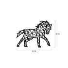 Escultura De Parede Decorativo Animal Cavalo Mdf 6mm 40x30cm