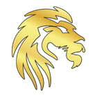 Escultura De Parede Decorativo Animal Leão Mdf 6mm Dourado 60