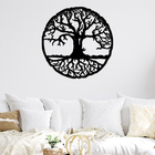 Escultura De Parede Decorativo Arvore Da Vida 60x60cm