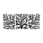 Escultura De Parede Decorativo Arvore De Outono 40x94cm