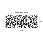 Escultura De Parede Decorativo Arvore De Outono 60x139cm