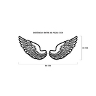 Escultura De Parede Decorativo Asas De Anjo 50x86cm