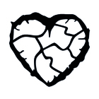 Escultura De Parede Decorativo Coração Raizes 60x55cm