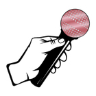 Escultura De Parede Decorativo Musica Microfone Rose 40x38cm