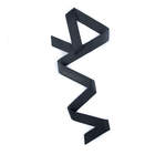 Escultura De Parede Fita Grafite