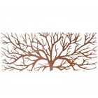 Escultura De Parede Galhos Unidos - Marrom