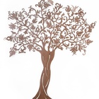 Escultura De Parede Jacarandá - Preto