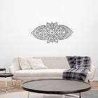 Escultura De Parede Lótus - Marrom