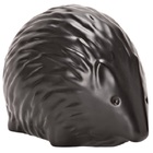 Escultura Decoratica Ouriço Em Ceramica 6cm Preto Mart