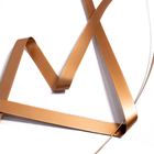 Escultura Decorativa Artesanal Cobre 1 60m - Indo Decorar