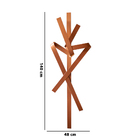 Escultura Decorativa Artesanal Vertical Cobre 140cm A06 - D'r