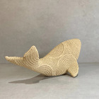 Escultura Decorativa Baleia Em Poliresina 25cm 16348 Mart