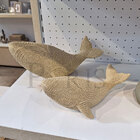 Escultura Decorativa Baleia Em Poliresina 35cm 16347 Mart