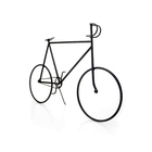 Escultura Decorativa Bicicleta Em Metal Preto 32x50x9 Cm - D'
