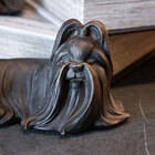 Escultura Decorativa Cachorro Em Resina Bronze 16cm Ss0264 Btc