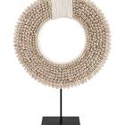 Escultura Decorativa Conchas Com Suporte 40cm 17214 Mart