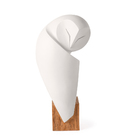 Escultura Decorativa Coruja Em Poliresina 28cm 16638 Mart