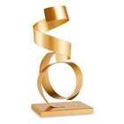 Escultura Decorativa Cracko Dourada