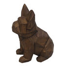 Escultura Decorativa De Cachorro Buldogue Francês Em Resina