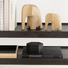 Escultura Decorativa De Elefante 18x9x16 5 Bege - Gran Belo