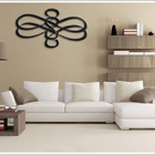 Escultura Decorativa De Parede Borboleta Abstrata 100 X 50 Cm