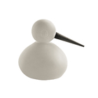 Escultura Decorativa De Pássaro 10 5x9x12 Cinza - Gran Belo