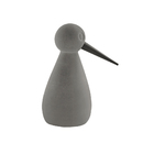 Escultura Decorativa De Pássaro 14 5x7 5x10 5 Cinza - Gran Be