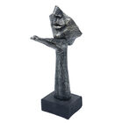 Escultura Decorativa de Resina Mandando Beijo 30x14cm Wolff