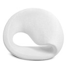 Escultura Decorativa Em Cerâmica Branca 22cm 17698 Mart