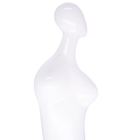 Escultura Decorativa Em Cerâmica Corpo Humano Branco 25 Cm F0