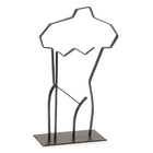Escultura Decorativa Em Metal Preto 30cm 15070 Mart