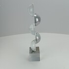 Escultura Decorativa Enfeite Esferas Home&co Eco Crystal 34x5